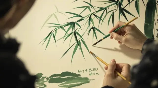 墨竹丹青 - 小岛电影竹影清风影像