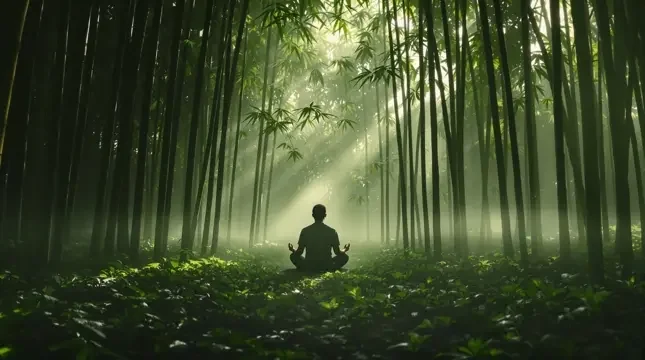 幽篁独坐 - 小岛电影竹影清风影像