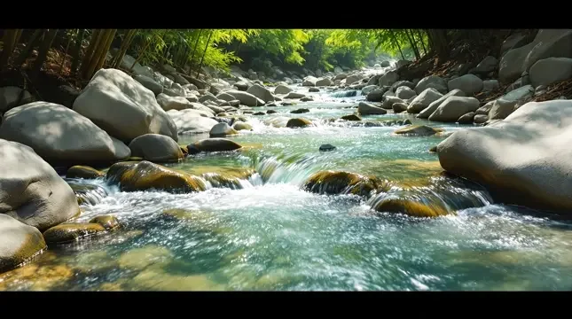 溪谷回响 - 小岛电影竹影清风影像