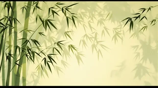 竹影婆娑 - 小岛电影竹影清风影像